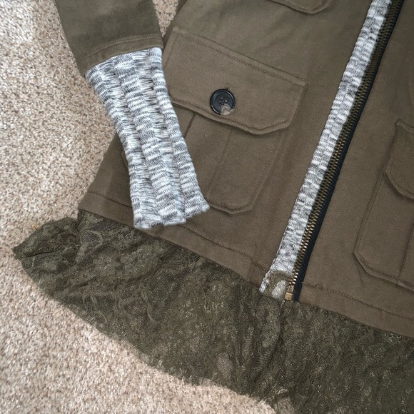 Anthropologie Laced Utility Jacket - Picture 5 of 5